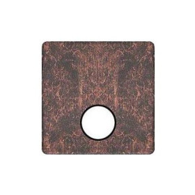 Монтажная плата для механизмов TV/SAT с одним коннектором FEDE, rustic cooper + black