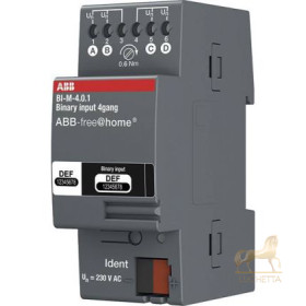 Вход бинарный, 4-канальный, 220В, ABB free@home