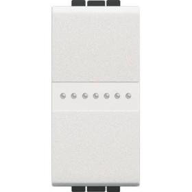 Выключатель Axial с автоматическими клеммами Bticino LivingLight (1 модуль) 16A, белый