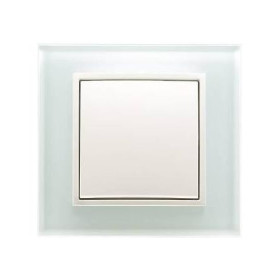 Выключатель Berker серии B.7 Glas полярная белизна