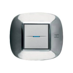 Выключатель Bticino Axolute Ледяная сталь Alessi-AXL