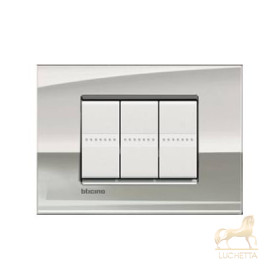 Выключатель Bticino Living-Light Рамка AIR Палладий-PL