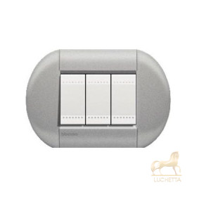 Выключатель Bticino Living-Light рамка овал Кордова-CO