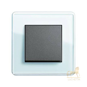 Выключатель Gira Esprit Glass C салатовое стекло 0211518