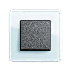 Выключатель Gira Esprit Glass C салатовое стекло 0211518
