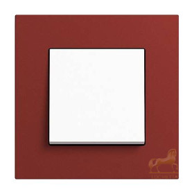 Выключатель Gira Esprit Linoleum-Multiplex, красный