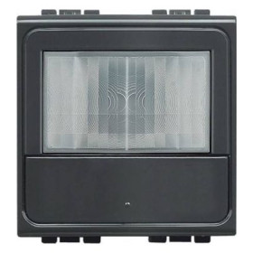 Выключатель ИК с датчиком осещенности Bticino LivingLight, антрацит