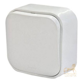 Выключатель Legrand Quteo 10A 1клав БЕЛ