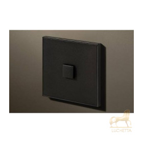 Выключатель однокнопочный в сборе Lithoss Select, Matt black