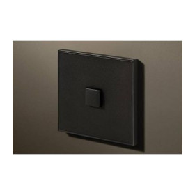 Выключатель однокнопочный в сборе Lithoss Select, Matt black