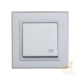 Выключатель PEHA Aura Basis алюминий 20.571.70 T