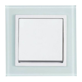 Выключатель PEHA Aura Glas белое матовое стекло 20.571.52.02