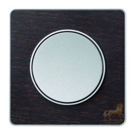 Выключатель Schneider Electric серия Odace "Венге"/алюминий S53P802P