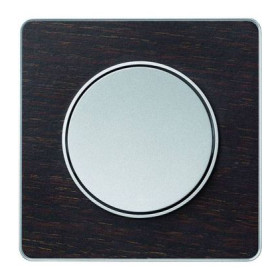 Выключатель Schneider Electric серия Odace "Венге"/алюминий S53P802P