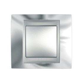 Выключатель Schneider Electric серия Unica Top Хром глянцевый MGU66.002.010