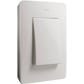 Выключатель Simon 82 Detail цвет теплый белый